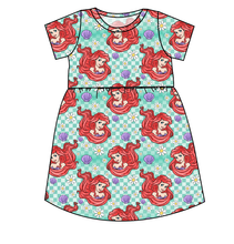 Load image into Gallery viewer, Sea Princess Check Play Dress