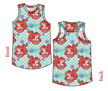 Load image into Gallery viewer, Sea Princess Check Summer Tank