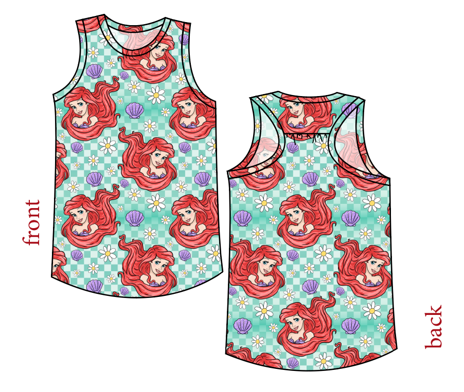 Sea Princess Check Summer Tank