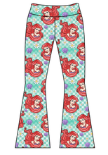 Load image into Gallery viewer, Athletic Prints Magical Mouse Ears Ladies Flared Leggings