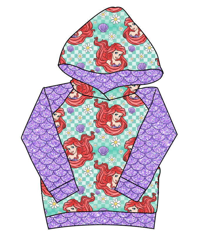 Sea Princess Check Classic Hoodie (or Crewneck)