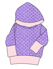 Load image into Gallery viewer, Sea Scales Grow With Me Hoodie (or Crewneck)