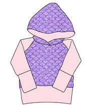 Load image into Gallery viewer, Sea Scales Grow With Me Hoodie (or Crewneck)