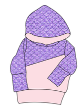 Load image into Gallery viewer, Sea Scales Grow With Me Hoodie (or Crewneck)