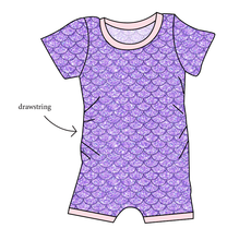 Load image into Gallery viewer, Sea Scales Grow With Me Pants And Shorts Romper