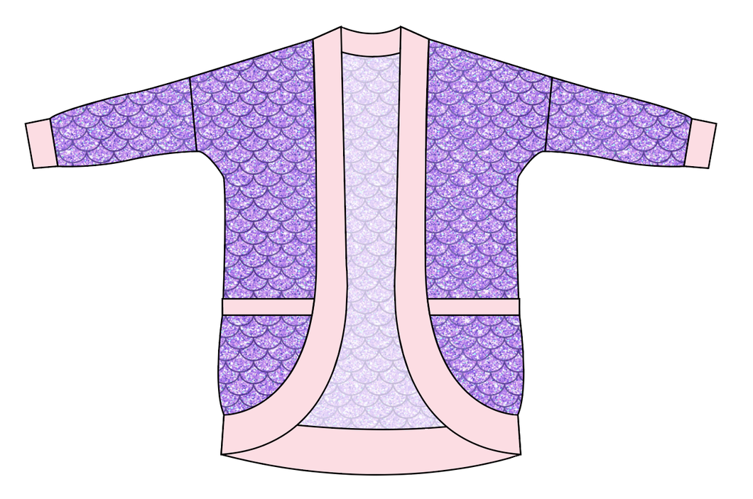 Sea Scales Kids Cocoon Cardigan