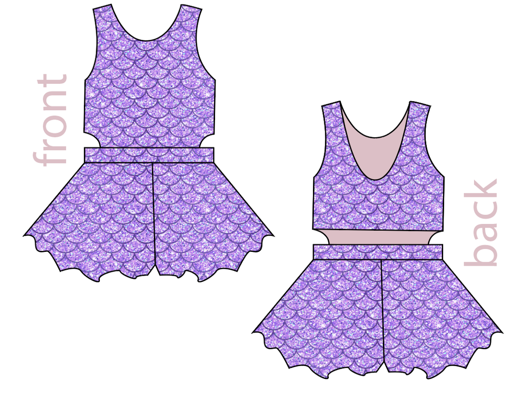 Sea Scales Kids Playsuit