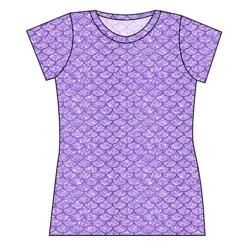Sea Scales Ladies' Basic Tee