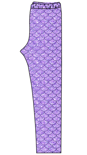 Sea Scales Ladies' Lounge Leggings