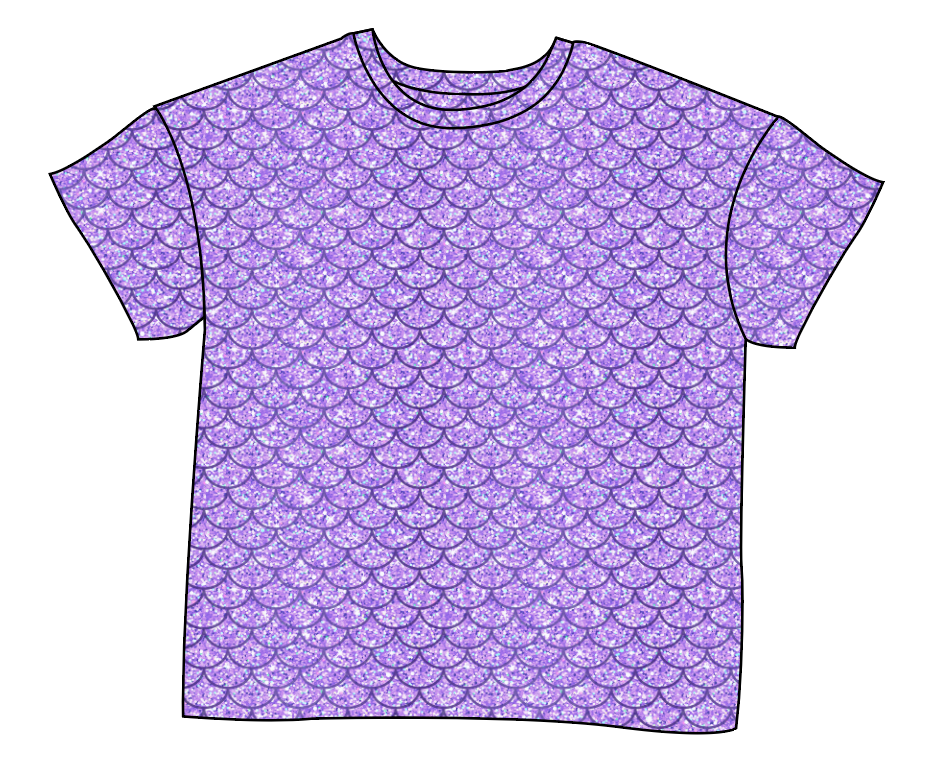 Sea Scales Ladies' Oversized Tee