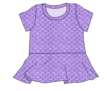 Load image into Gallery viewer, Sea Scales Ladies&#39; Peplum Top