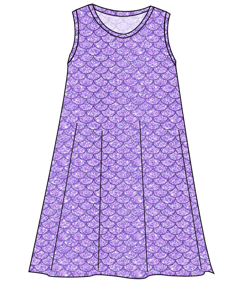 Sea Scales Ladies' Swing Dress