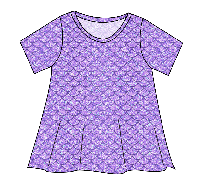 Sea Scales Ladies' Swing Tee