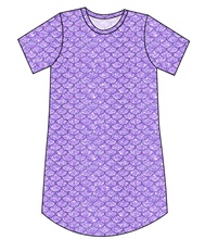 Load image into Gallery viewer, Sea Scales Ladies&#39; T-Shirt Dress