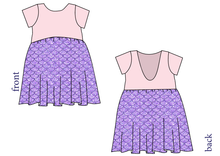 Load image into Gallery viewer, Sea Scales Low Back Dress