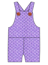 Load image into Gallery viewer, Sea Scales Overalls and Shortalls