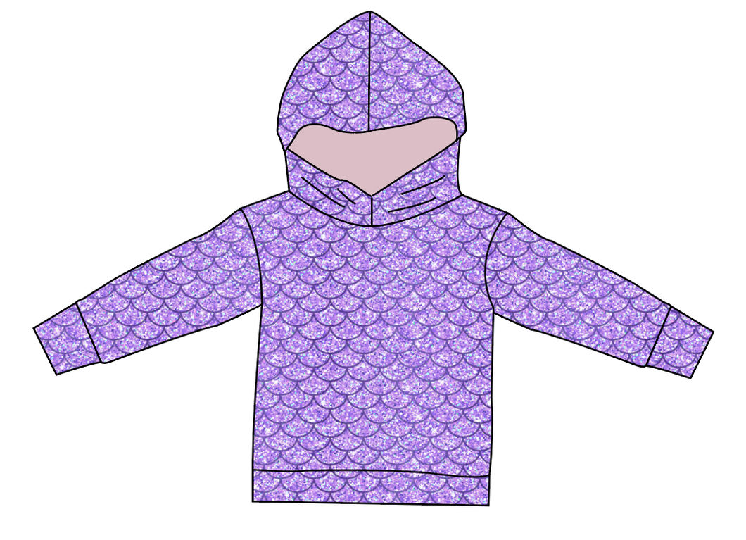 Sea Scales Oversized Hoodie