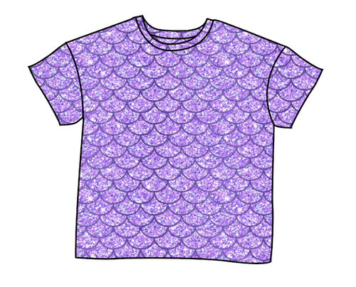 Sea Scales Oversized Tee