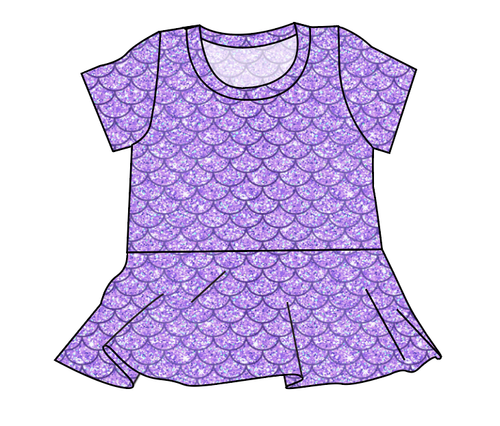 Sea Scales Peplum Top