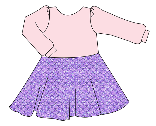 Sea Scales Prairie Dress