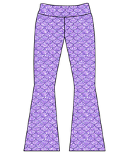 Load image into Gallery viewer, Athletic Prints Magical Mouse Ears Ladies Flared Leggings