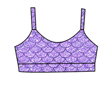 Load image into Gallery viewer, Athletic Prints Magical Mouse Ears Kids Bralette