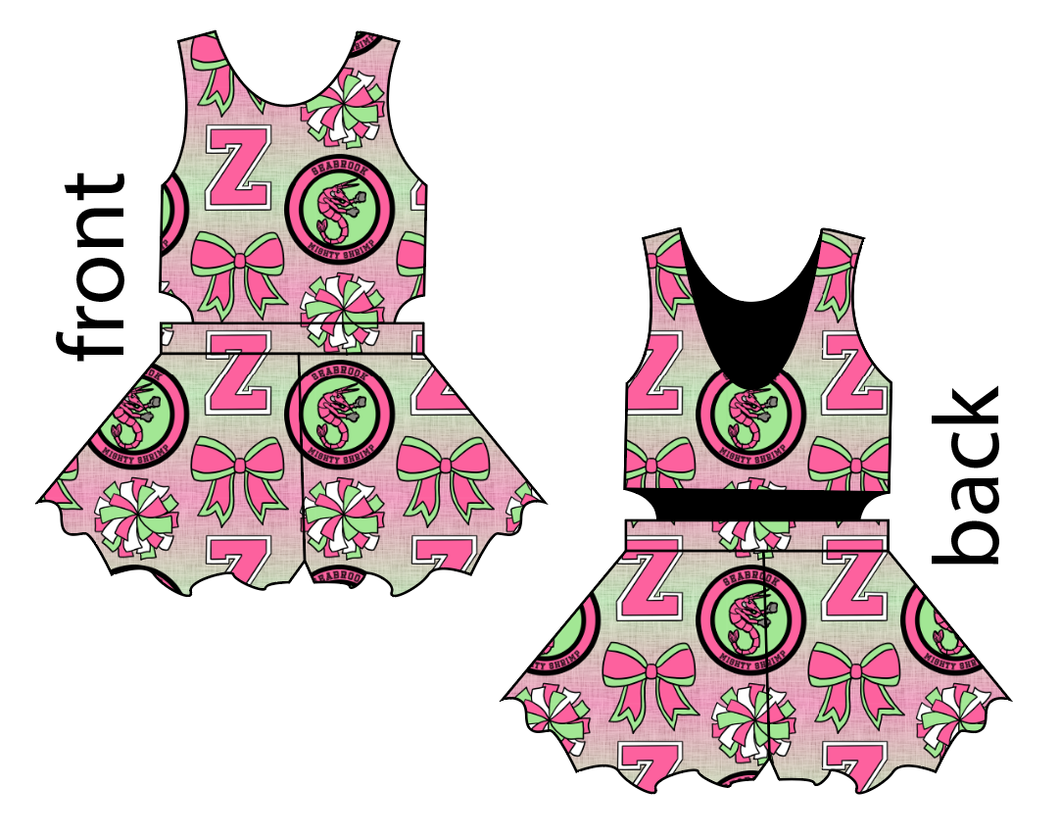 Shrimp Squad Kids Playsuit
