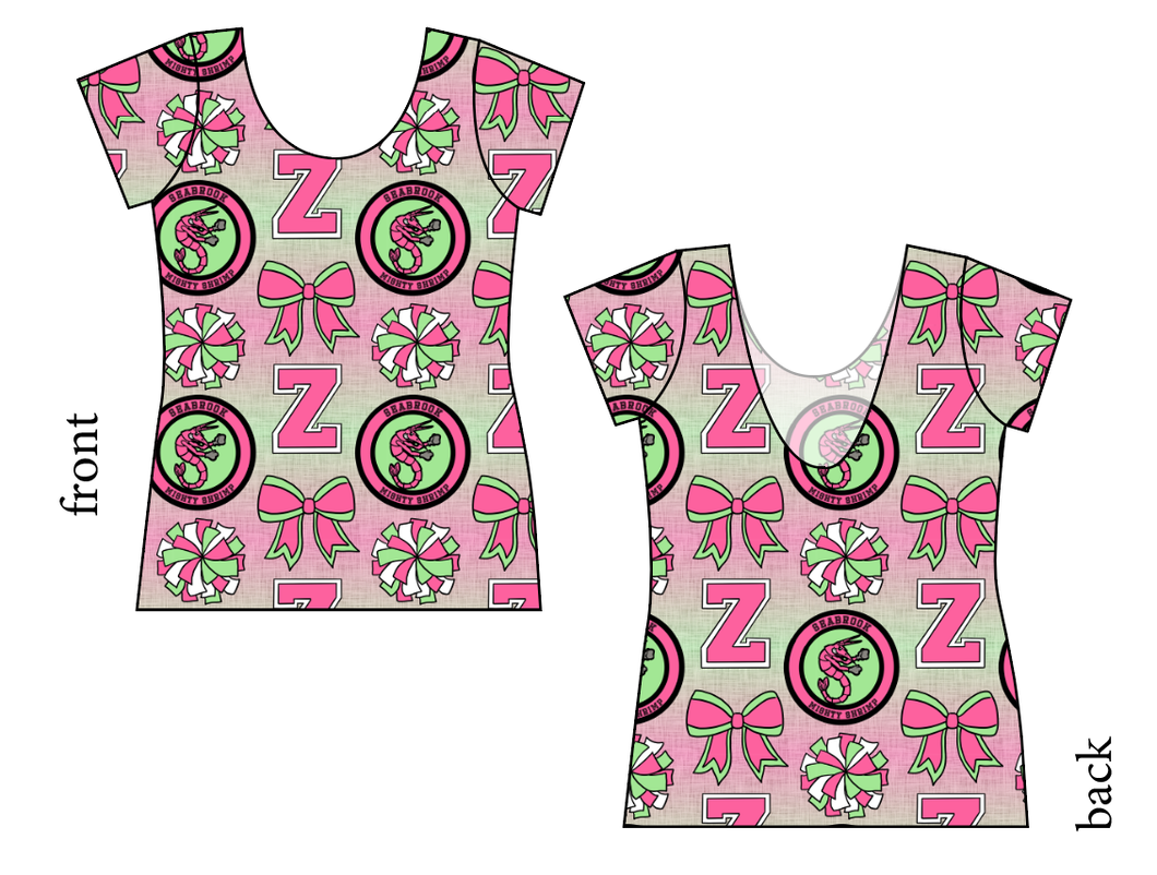 Shrimp Squad Ladies' Low Back Ballerina Tee