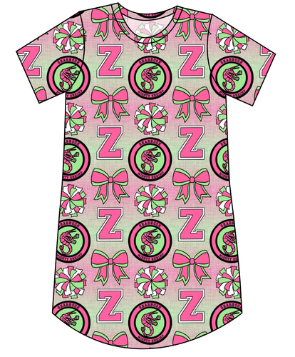 Shrimp Squad Ladies' T-Shirt Dress