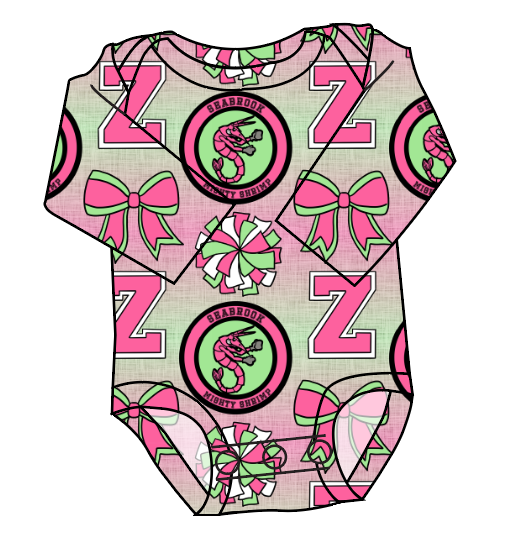 Shrimp Squad Lap Neck Bodysuit