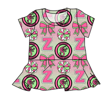 Load image into Gallery viewer, Shrimp Squad Peplum Top