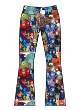 Load image into Gallery viewer, Athletic Prints Magical Mouse Ears Kids Flared Leggings