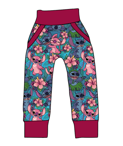 Floral Alien Beanpole Pants And Shorts