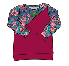 Load image into Gallery viewer, Floral Alien Classic Hoodie (or Crewneck)