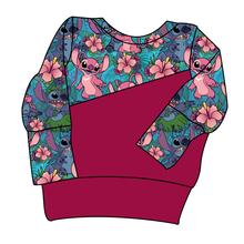 Load image into Gallery viewer, Floral Alien Grow With Me Hoodie (or Crewneck)