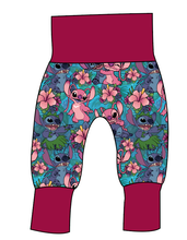 Load image into Gallery viewer, Floral Alien Grow With Me Pants And Shorts