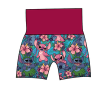 Load image into Gallery viewer, Floral Alien Grow With Me Pants And Shorts