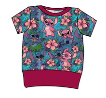 Load image into Gallery viewer, Floral Alien Grow With Me Tee