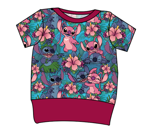 Floral Alien Grow With Me Tee