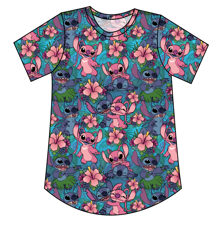 Floral Alien Kids' Relaxed Tee