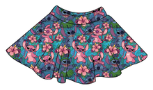Load image into Gallery viewer, Floral Alien Ladies&#39; Circle Skirt