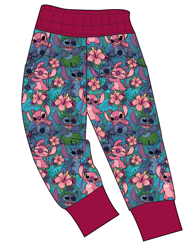 Floral Alien Ladies' Joggers and Jogger Shorts