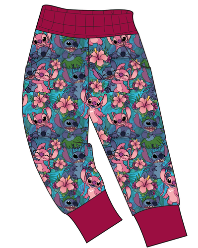 Floral Alien Mens' Joggers and Jogger Shorts