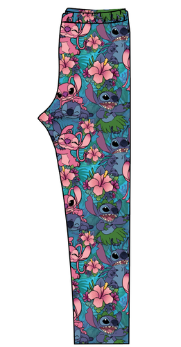 Floral Alien Ladies' Lounge Leggings