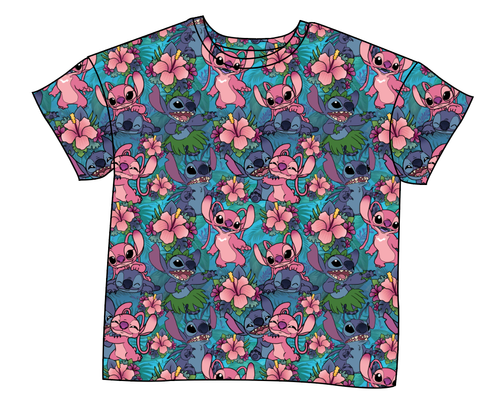 Floral Alien Ladies' Oversized Tee