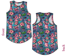 Load image into Gallery viewer, Floral Alien Ladies&#39; Summer Tank