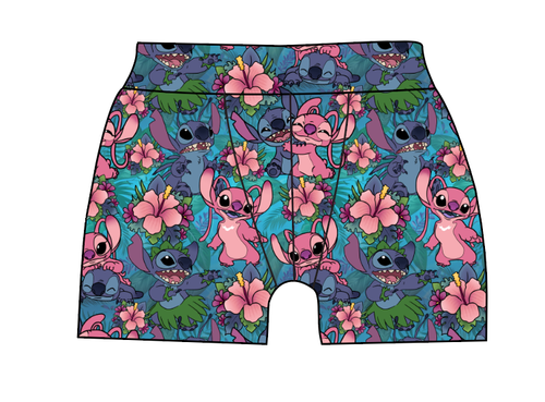 Floral Alien Mens' Boxer Briefs