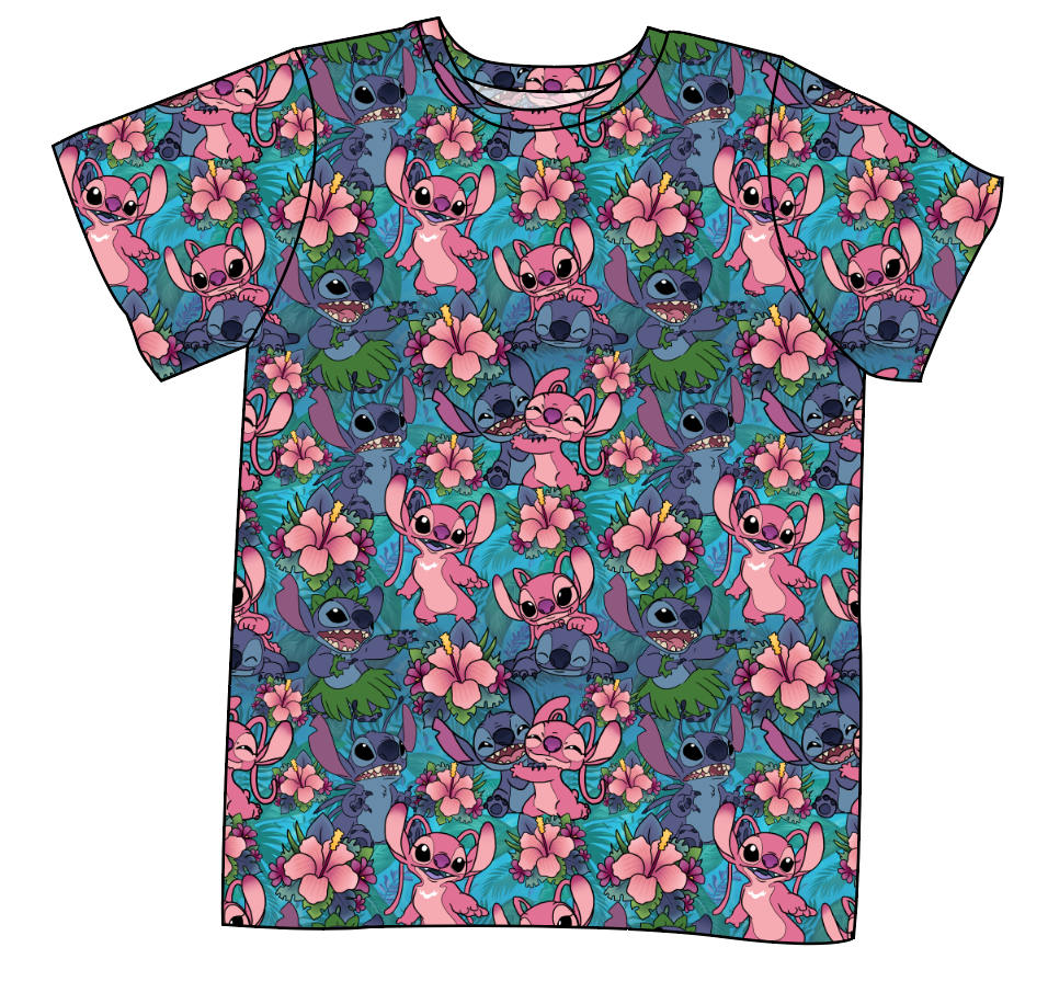 Floral Alien Mens' Tee