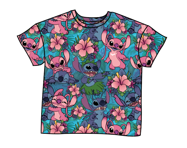 Floral Alien Oversized Tee