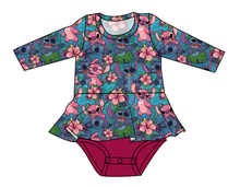 Load image into Gallery viewer, Floral Alien Peplum Top